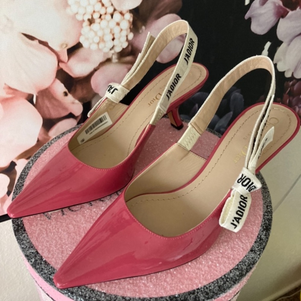SOLD 100% Authentic Christian Dior J’ADIOR sling back heels NEW